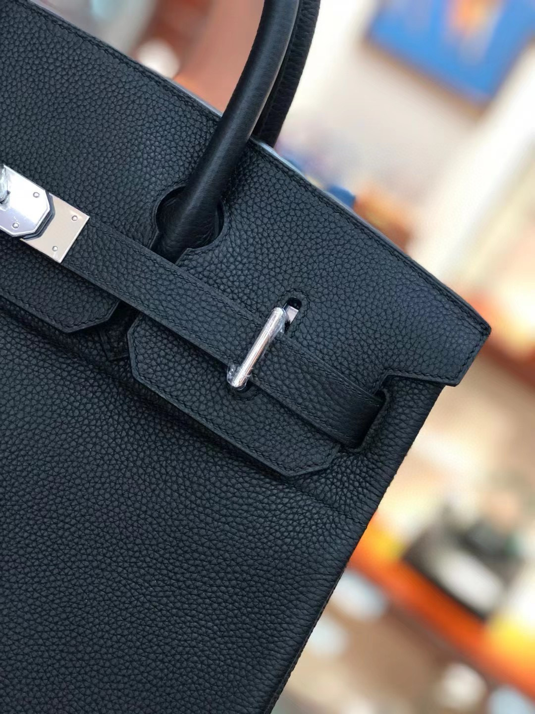 에르메스 버킨 오따꾸르와 카반 은장 40cm 토고 가죽